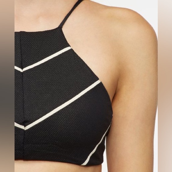 Tavik | Black High-Neck Easton Piqué Bikini - Women Small - Picture 5 of 12